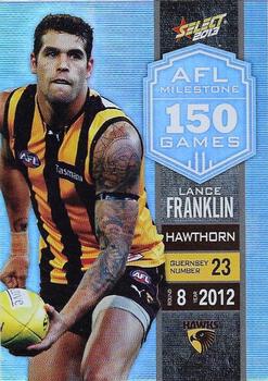2013 Select AFL Champions - Milestone Game Foils #MG35 Lance Franklin Front